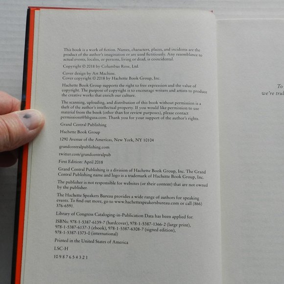 THE FALLEN by David Baldacci Hardback Book 1st edition 2018 Grand Central novel - Picture 4 of 4